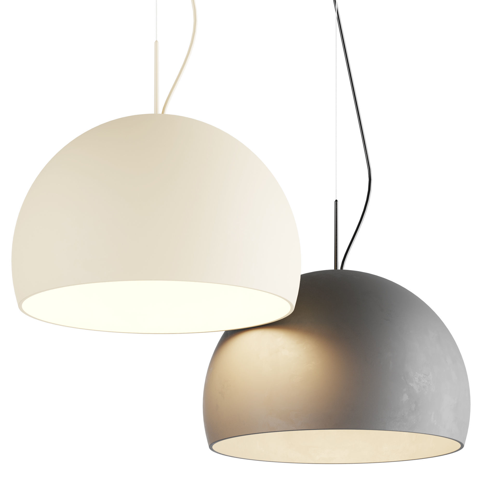 PRANDINA BILUNA S5 SUSPENDED LAMP 3D model_1
