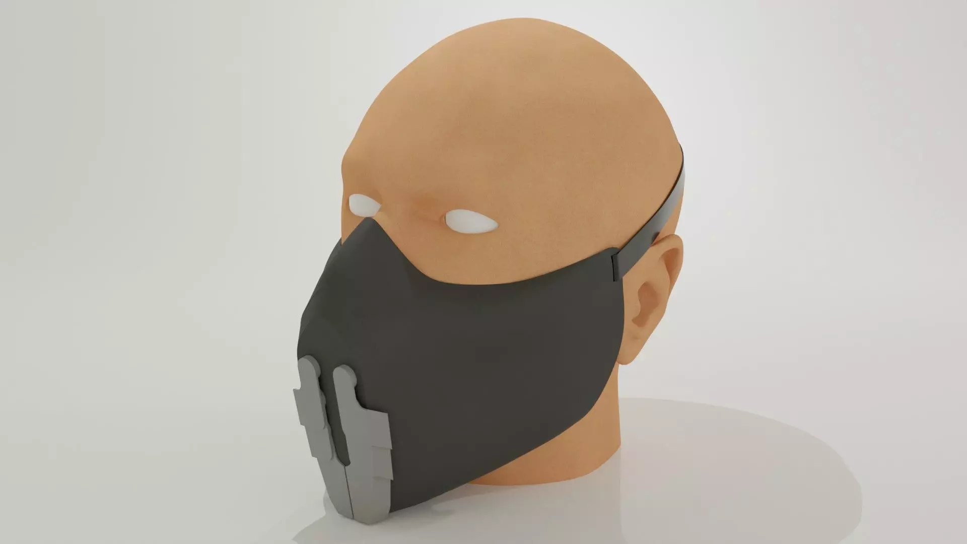 Mask wings with opening mechanism 3D print model