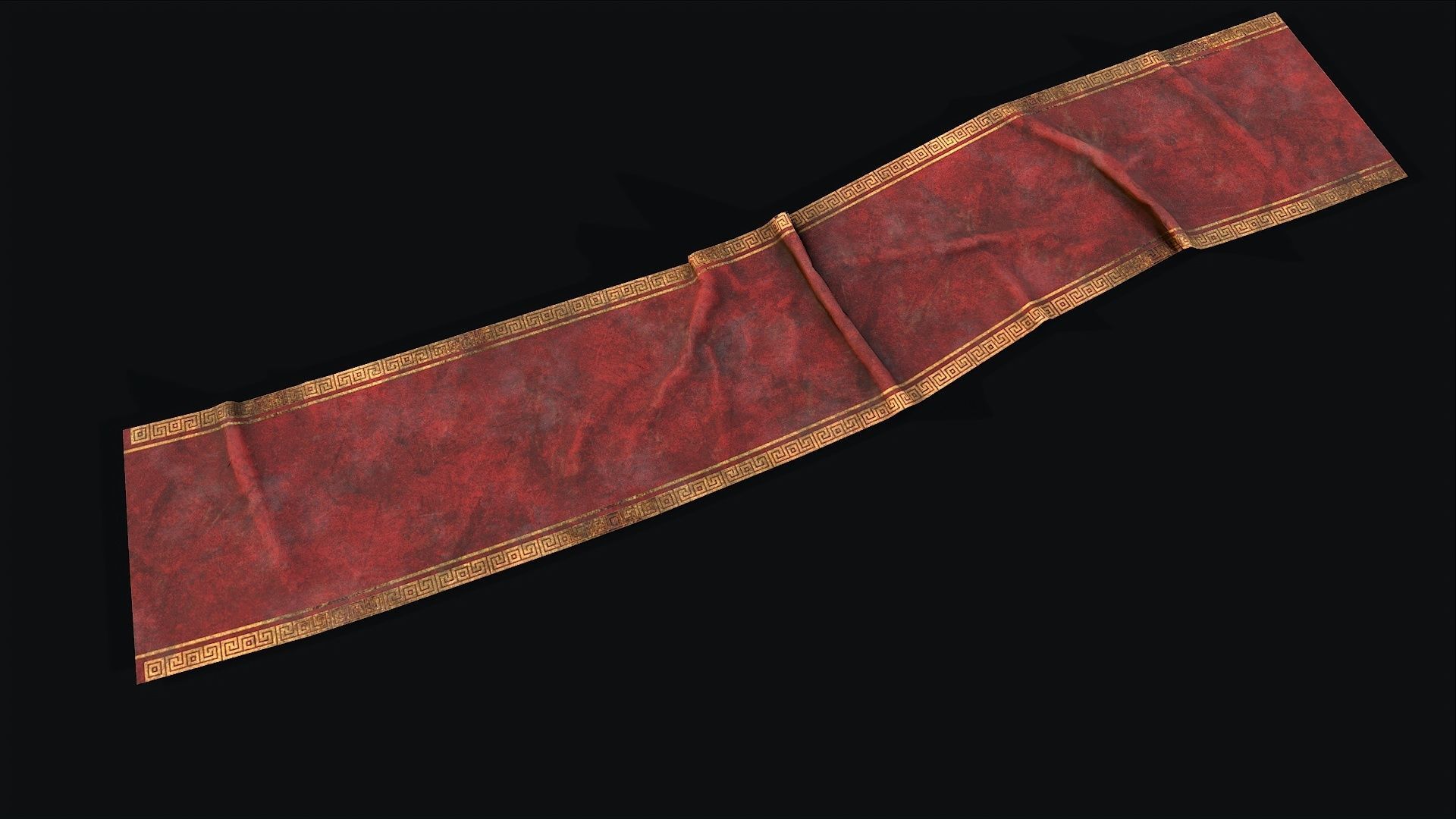 Old Carpet Collection Low-poly 3D model_28