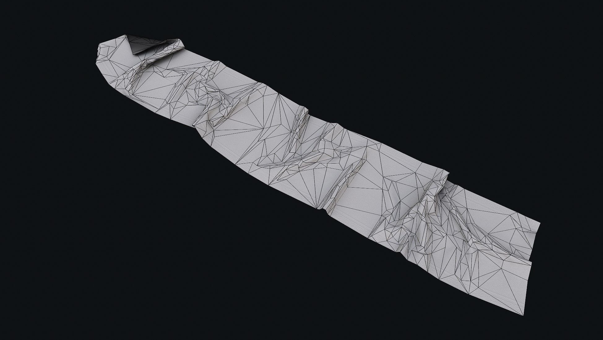 Old Carpet Collection Low-poly 3D model_34