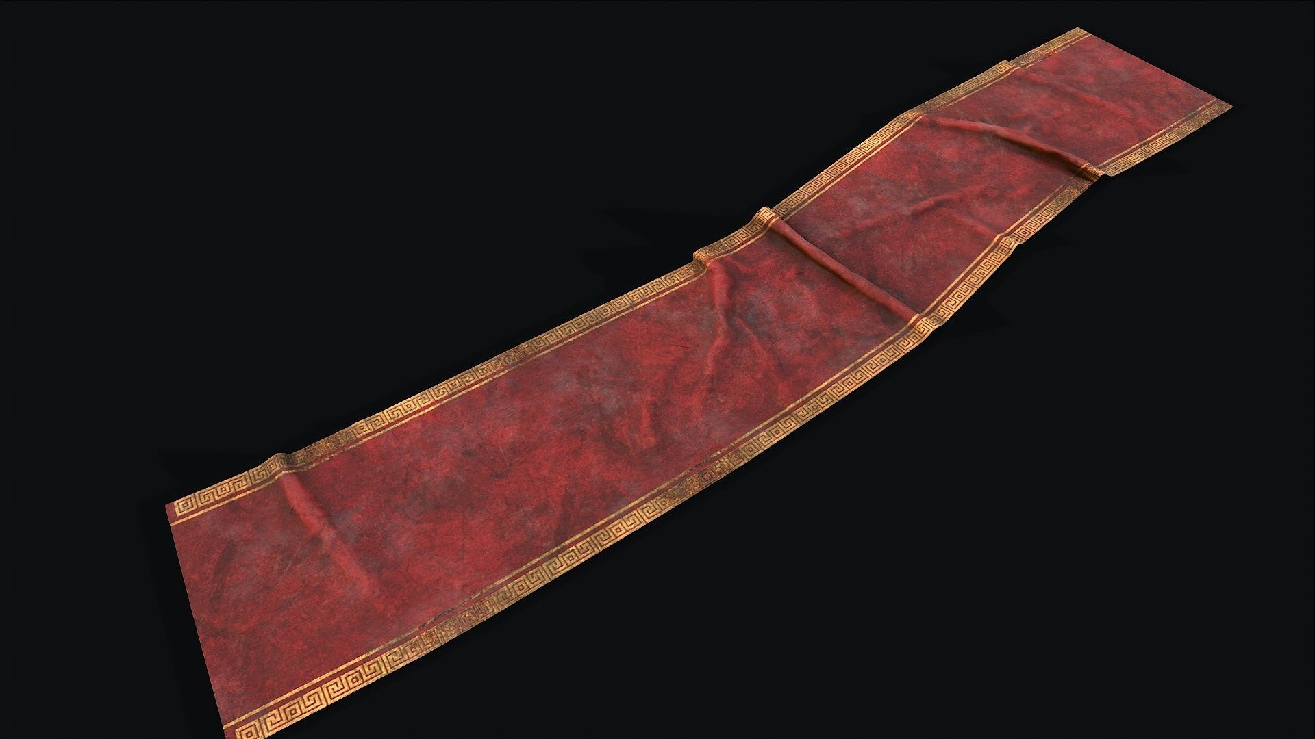 Old Carpet Collection Low-poly 3D model_25