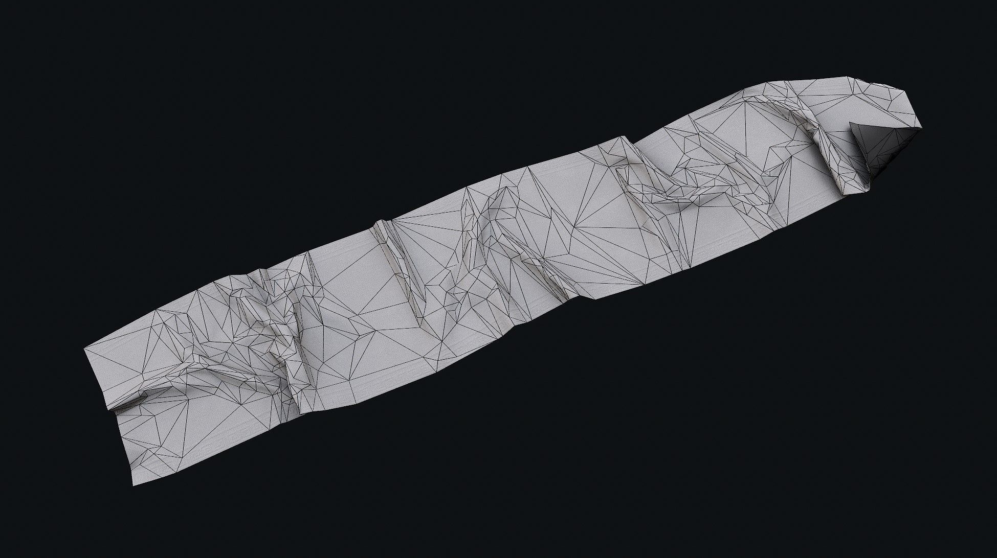 Old Carpet Collection Low-poly 3D model_35