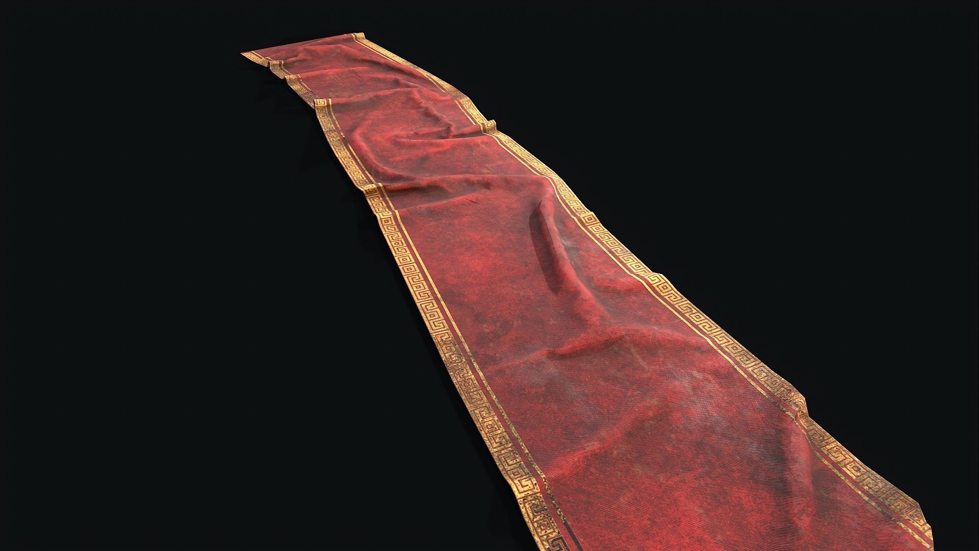 Old Carpet Collection Low-poly 3D model_6