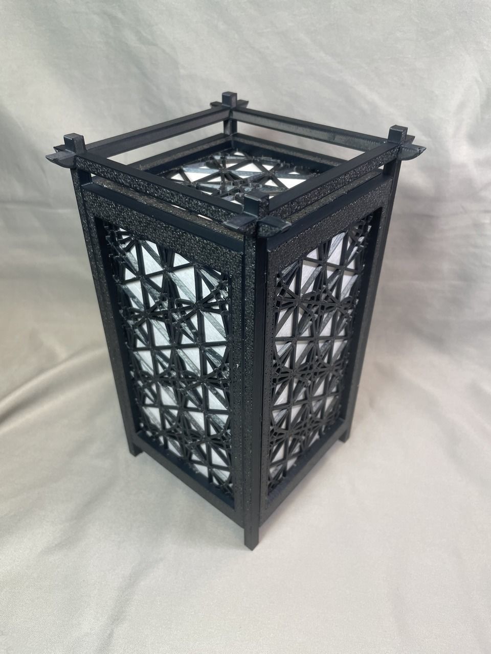 Kumiko Japanese Shoji Lantern - Kasane-Rindou 3D print model_3