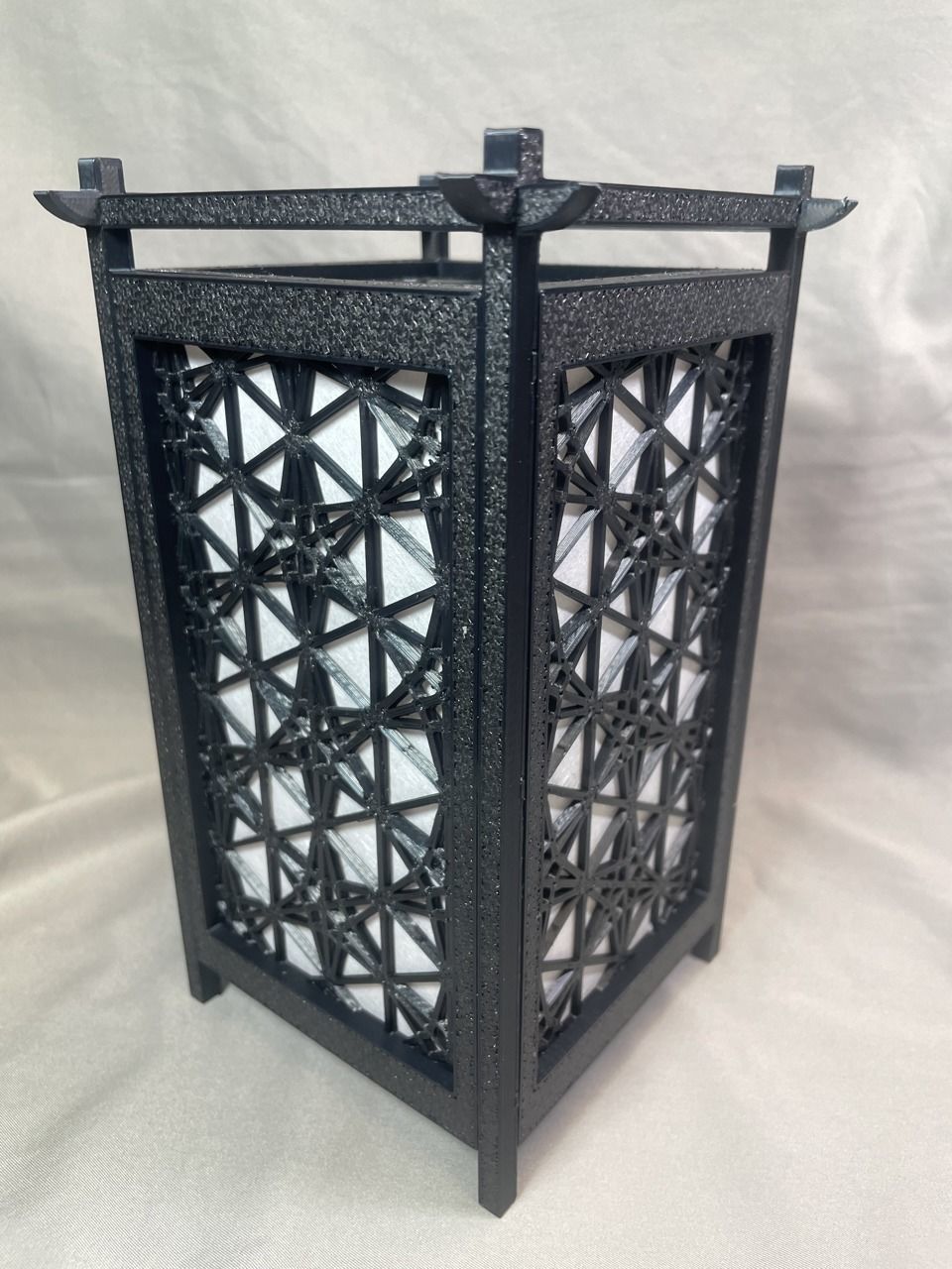 Kumiko Japanese Shoji Lantern - Kasane-Rindou 3D print model_2