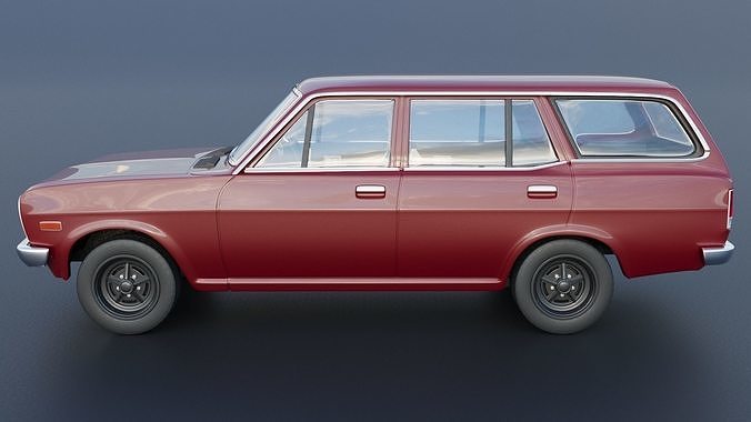 Datsun 1200 Wagon 1972 3D print model 3