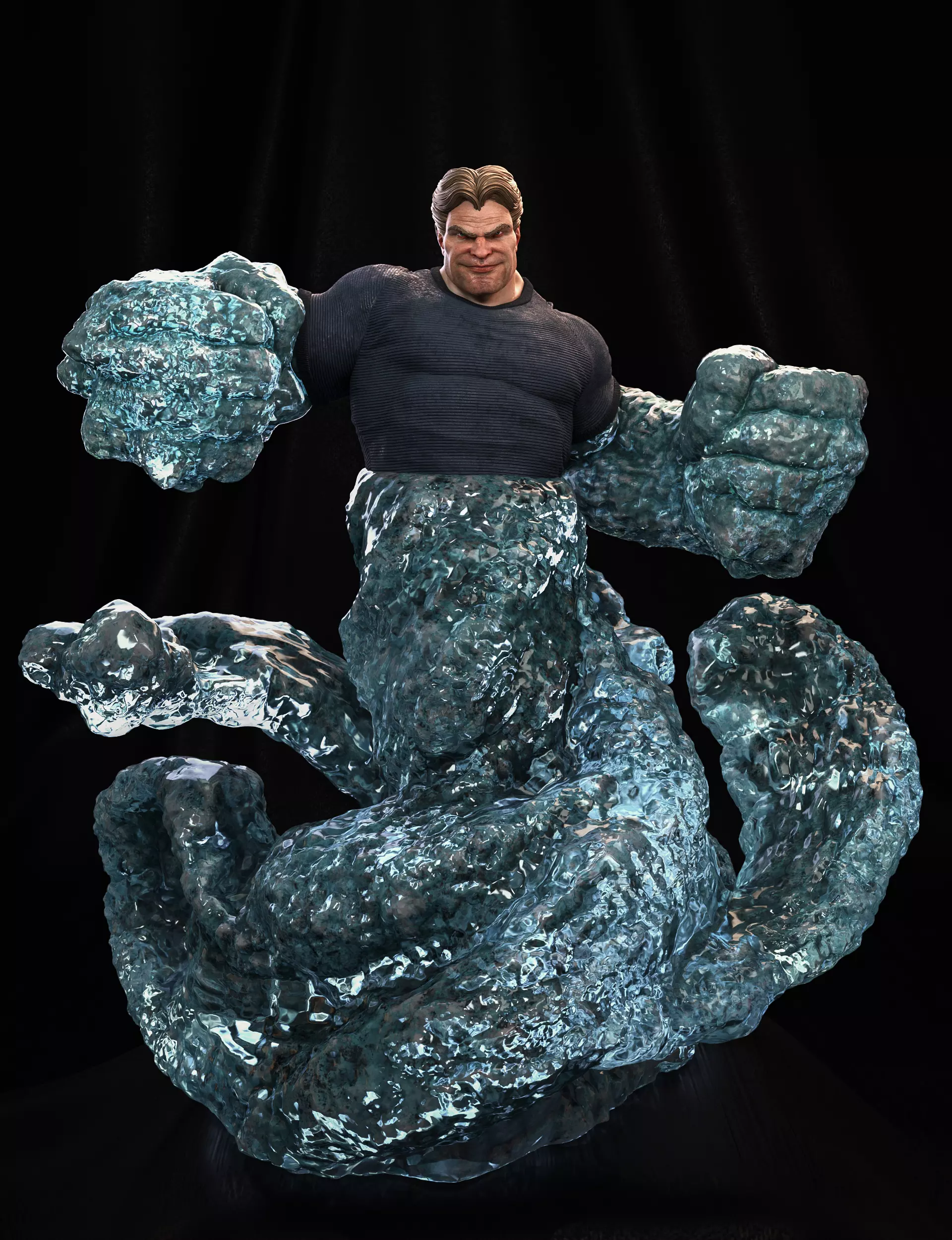 HydroMan Statue 3D print model