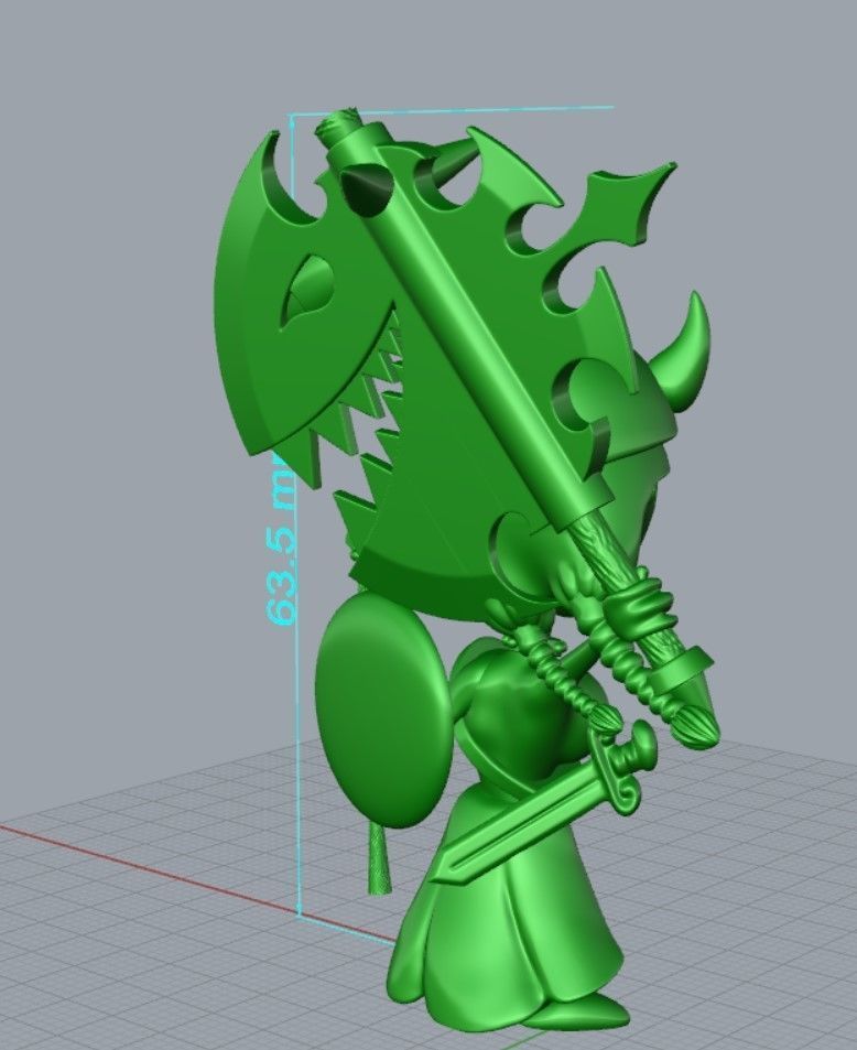 Woman Warrior 3DM STL OBJ model for 3D printing and CNC 3D print model_10