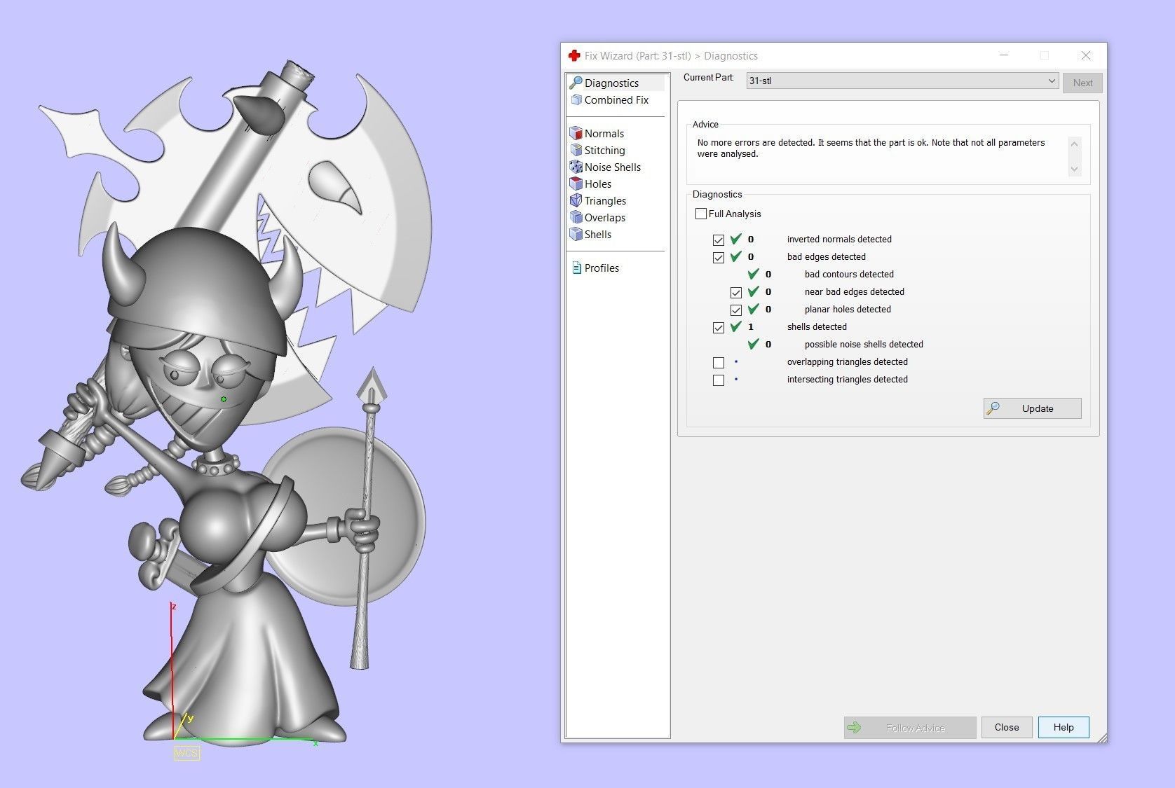 Woman Warrior 3DM STL OBJ model for 3D printing and CNC 3D print model_13