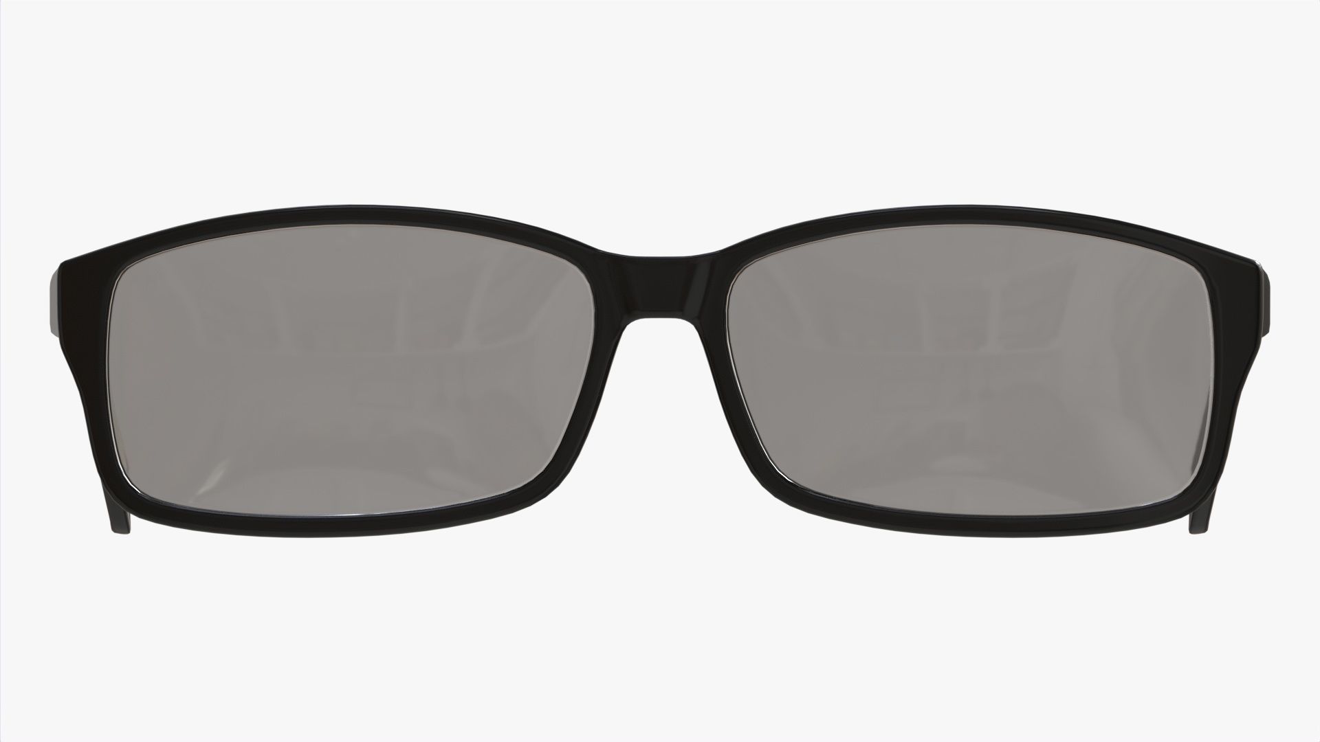 Modern Cat Eye-shaped glasses 3D model_5