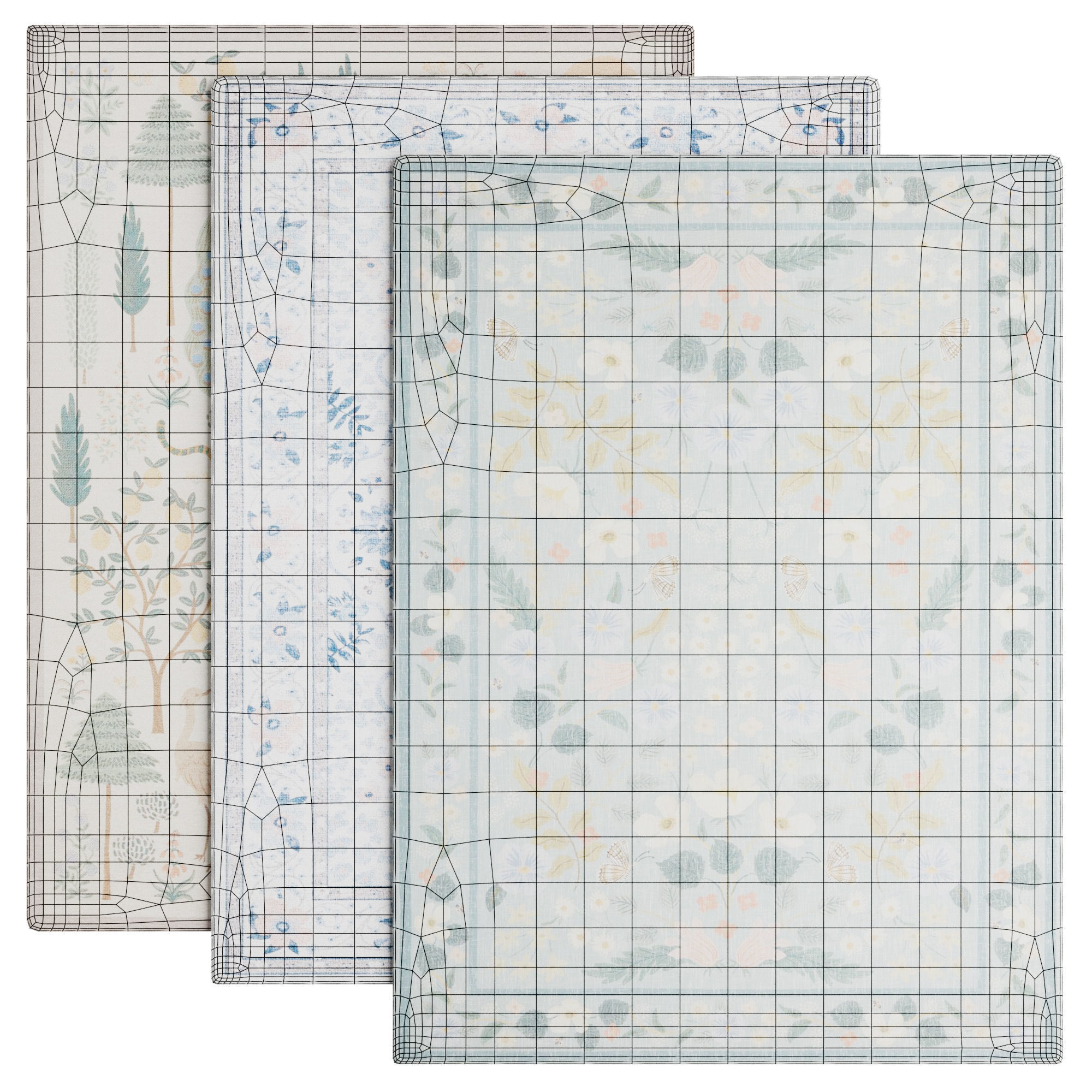 Carpet set 003 3D model_1