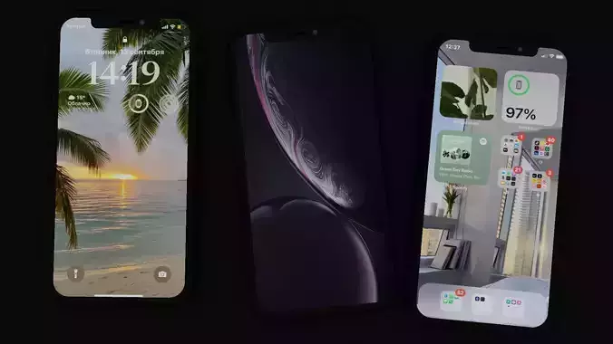 IPhone XR 3d model 3D model