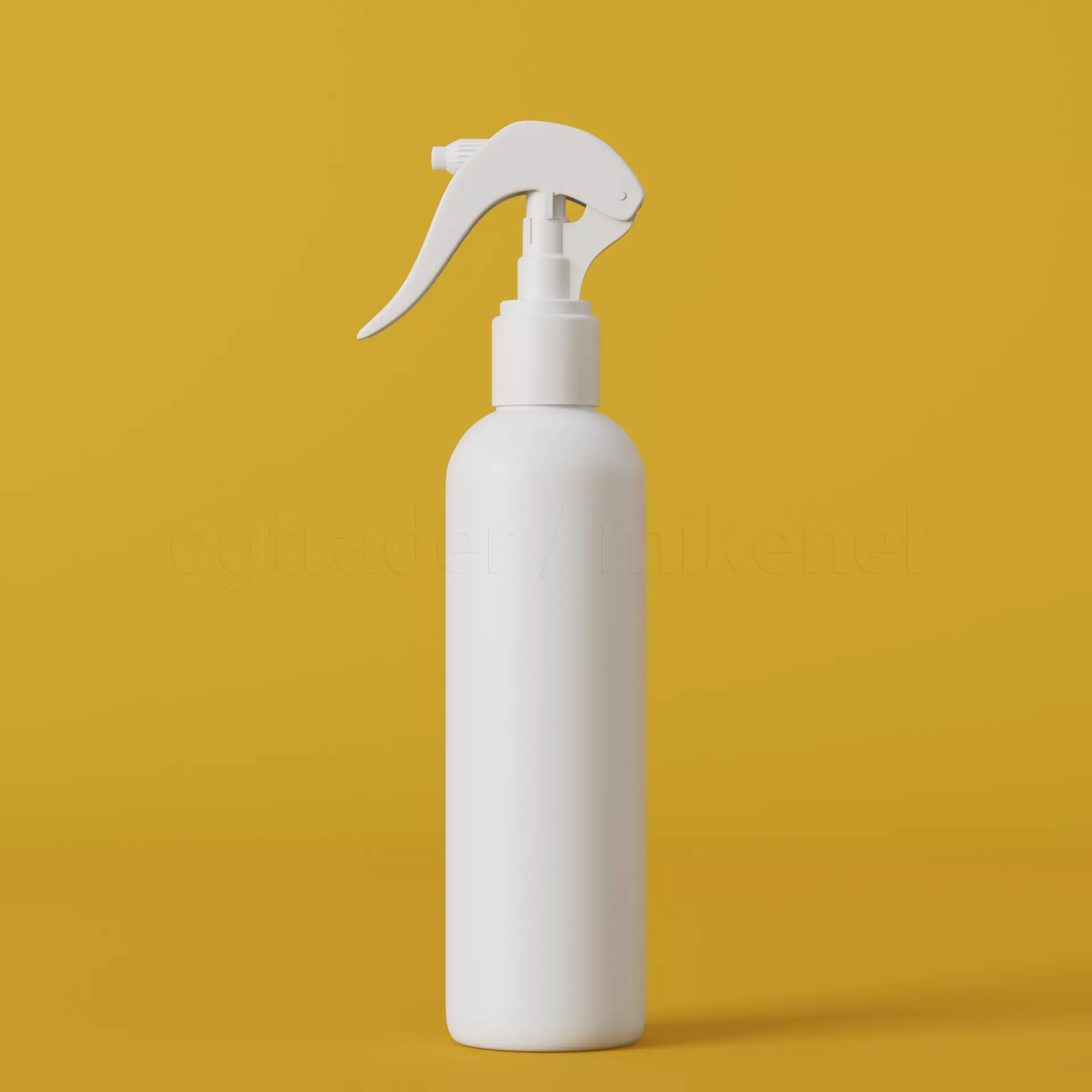 Spray plastic bottle with dispenser 250 ml 3D model