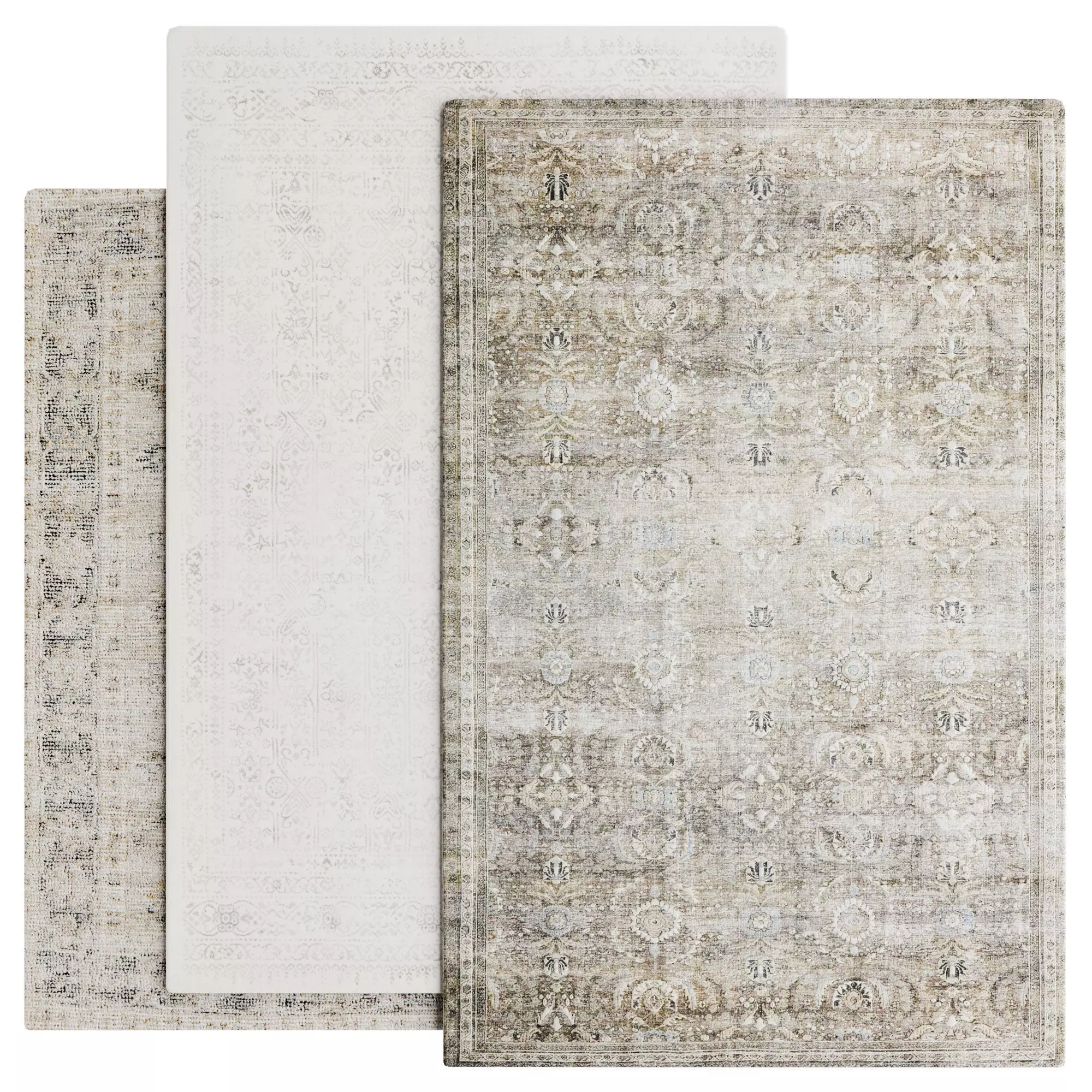 Carpet set 007 3D model_0