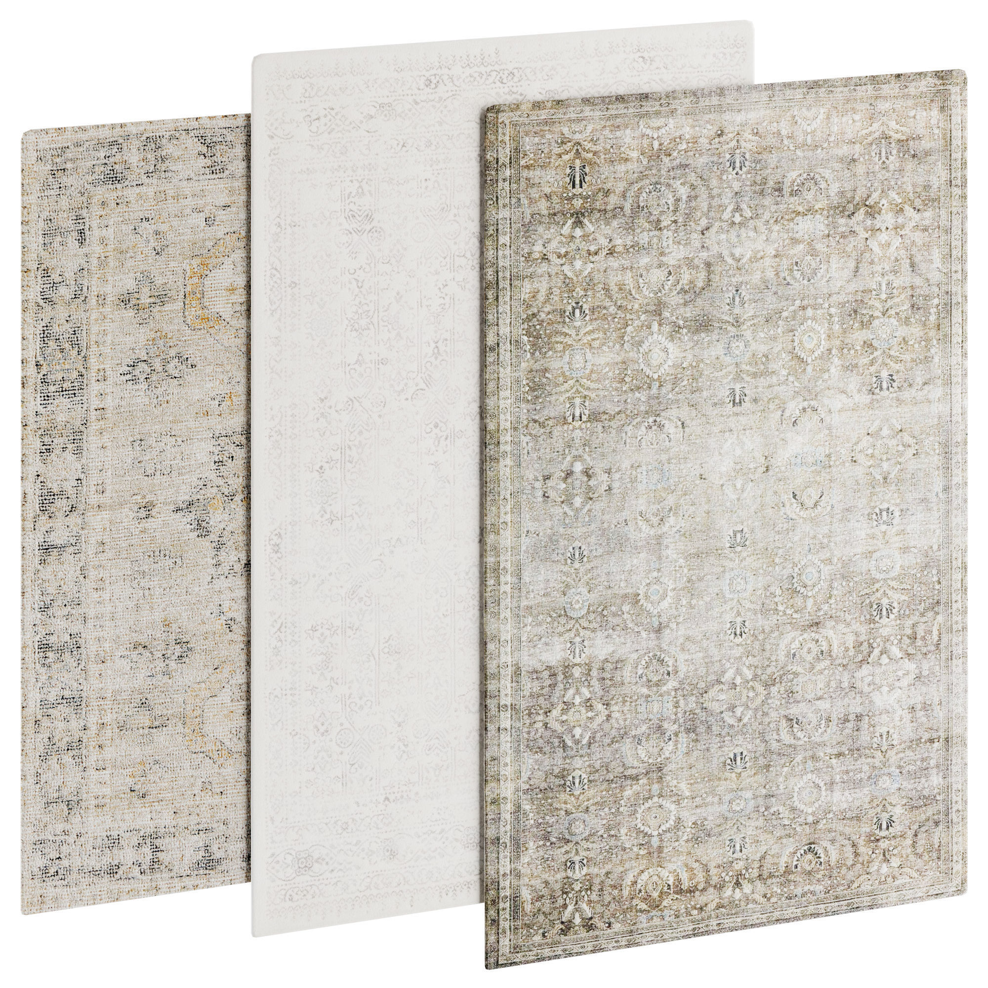 Carpet set 007 3D model_1