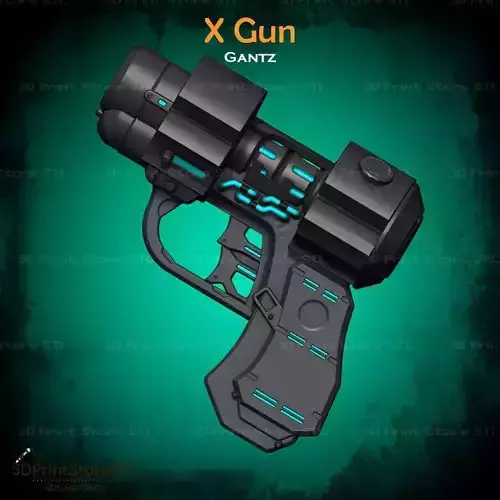 X Gun Cosplay GantZ  - STL File