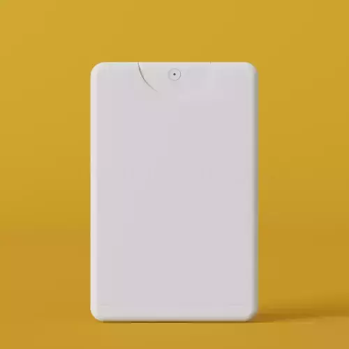 Plastic pocket sanitizer with sprayer 20 ml 3D model