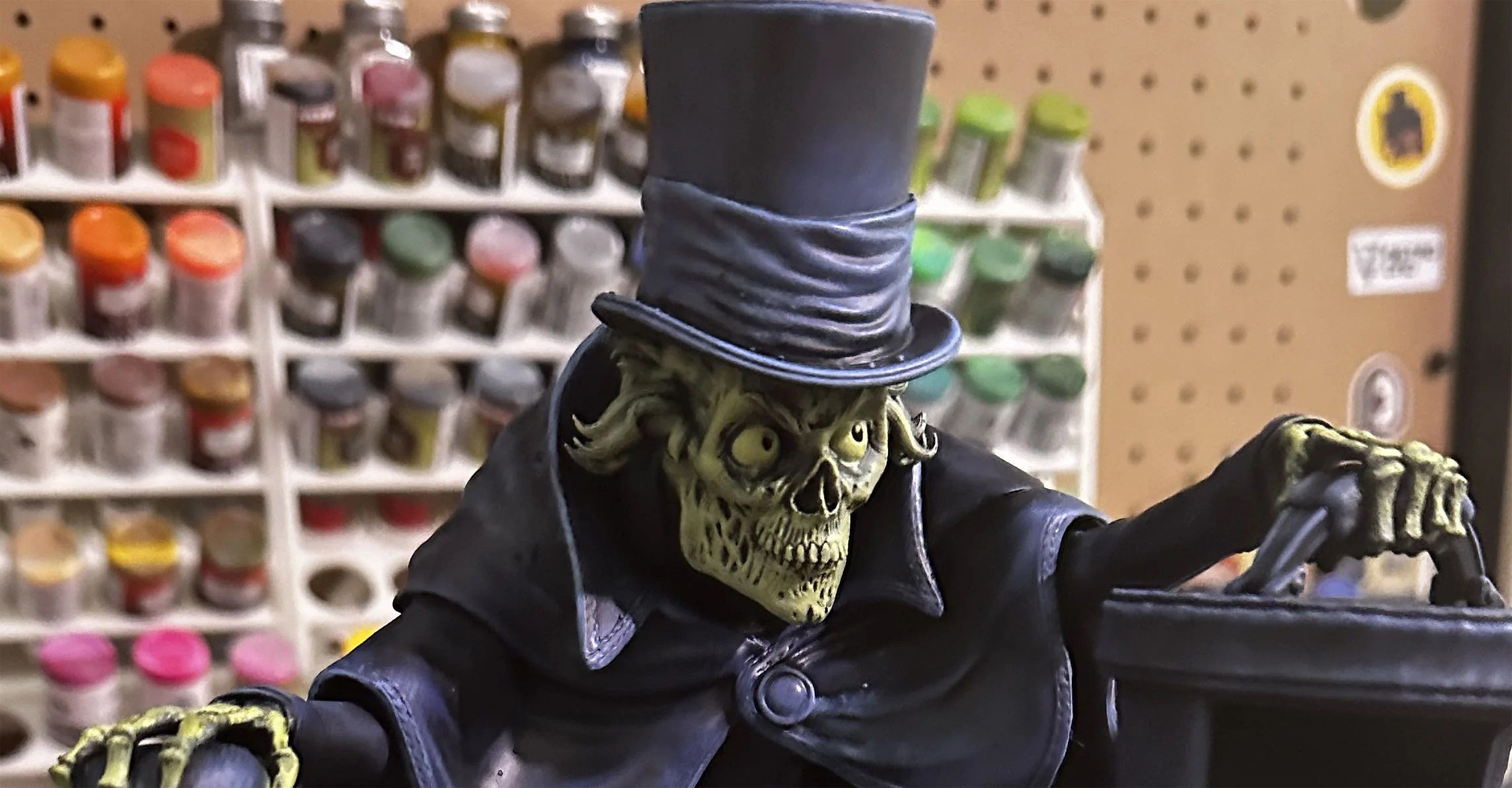 Disney Haunted Mansion The Hatbox Ghost 3D Printable Sculpt 3D print model_3