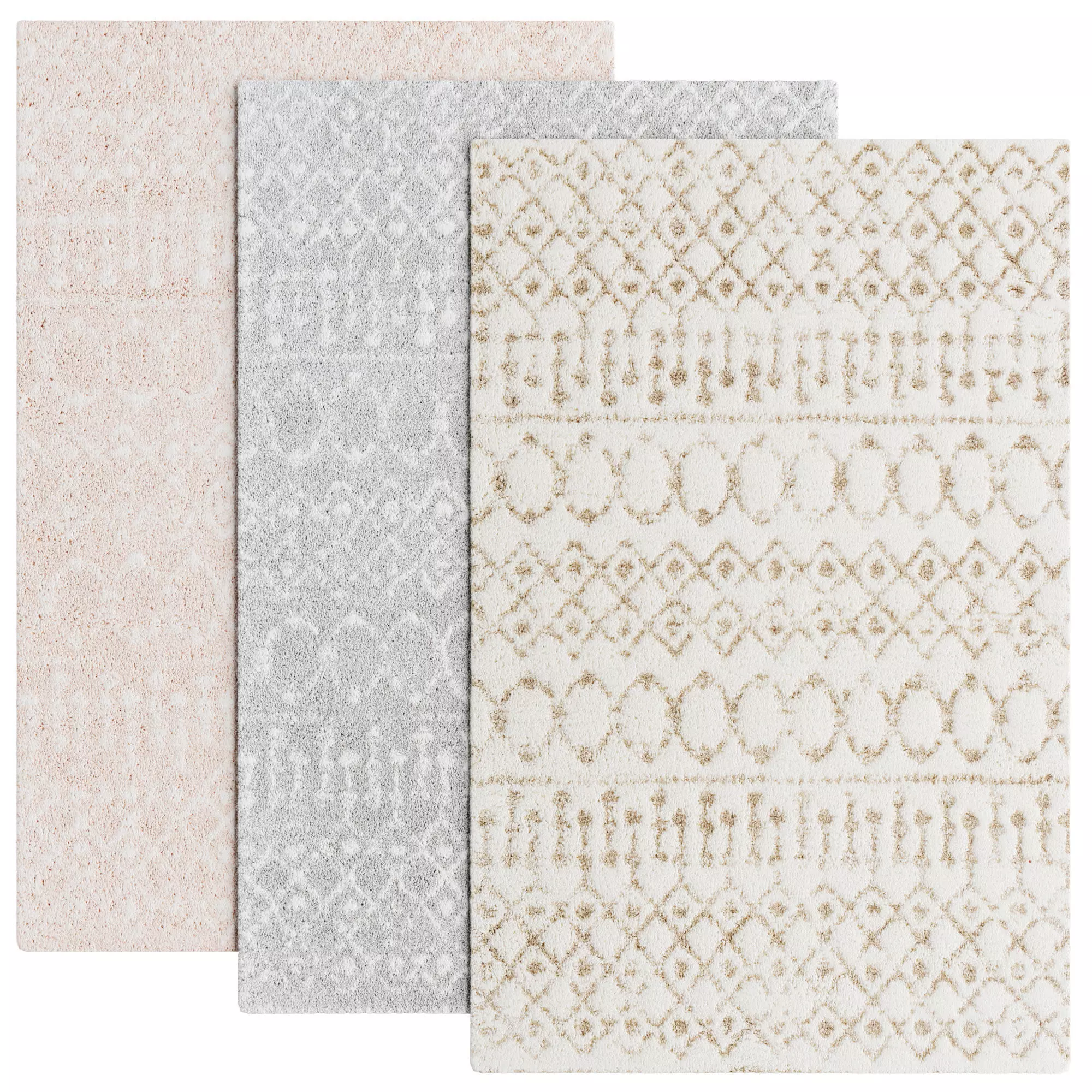 Carpet set 023 3D model_0