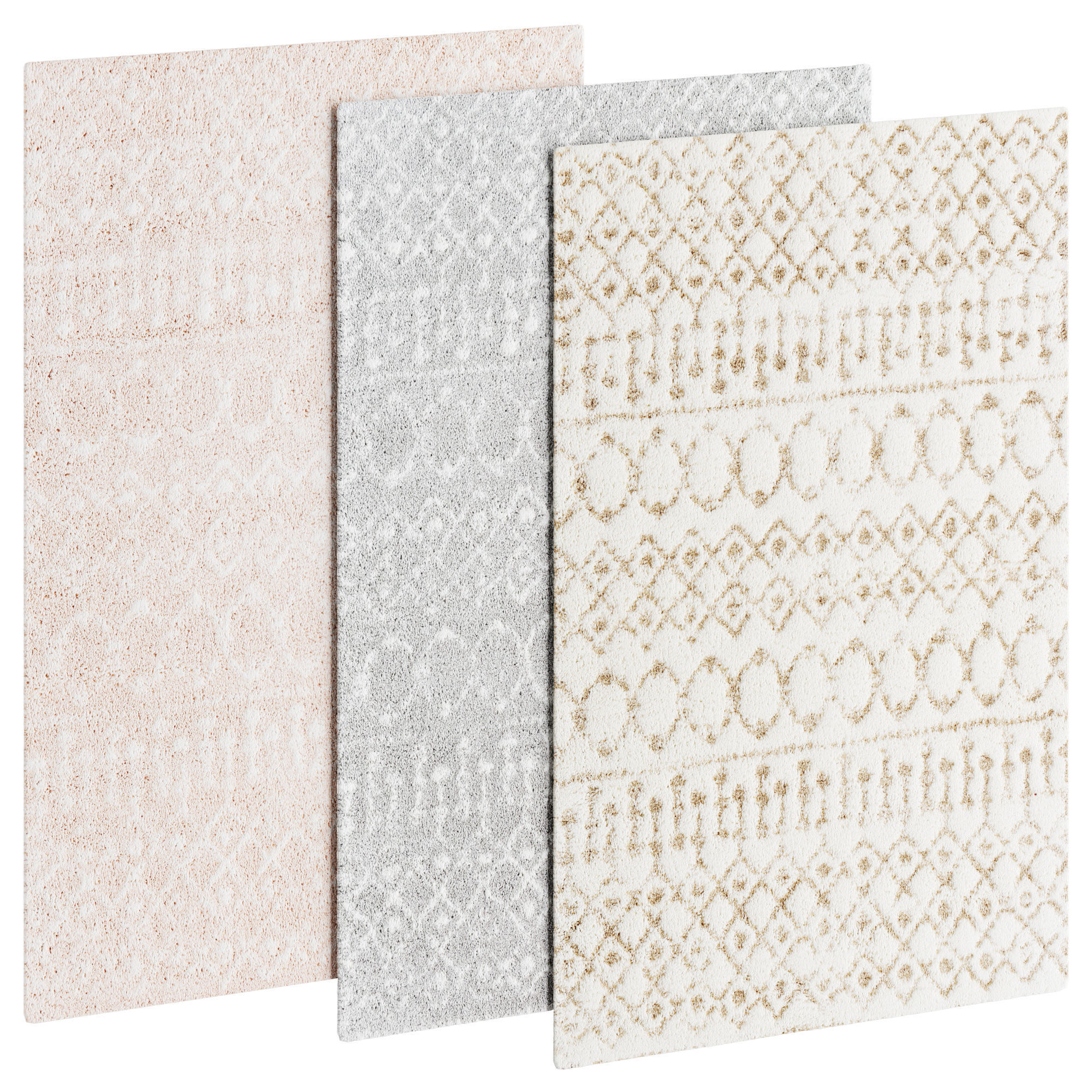 Carpet set 023 3D model_1