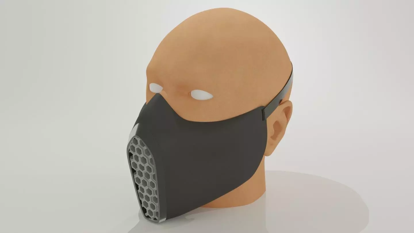 Mask HEX2 3D print model
