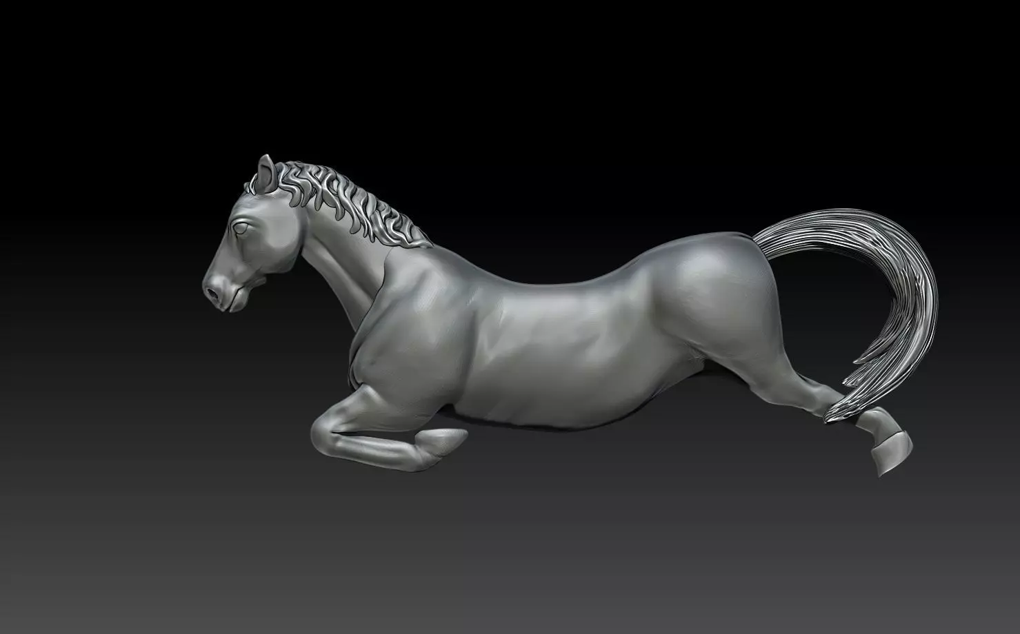 JUMPING HORSE 3D print model_0