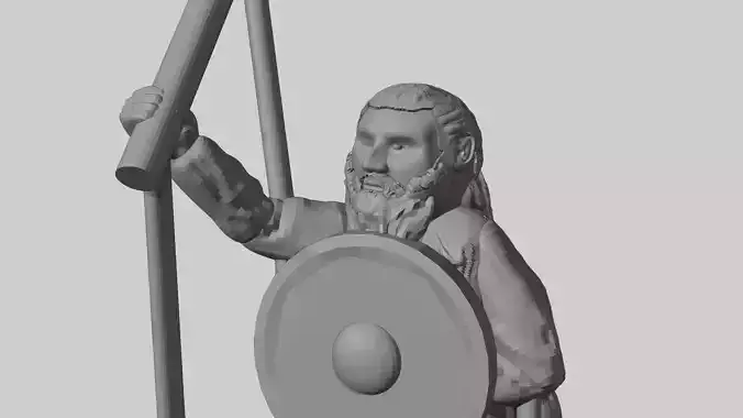 Dwarf Warrior Free 3D print model