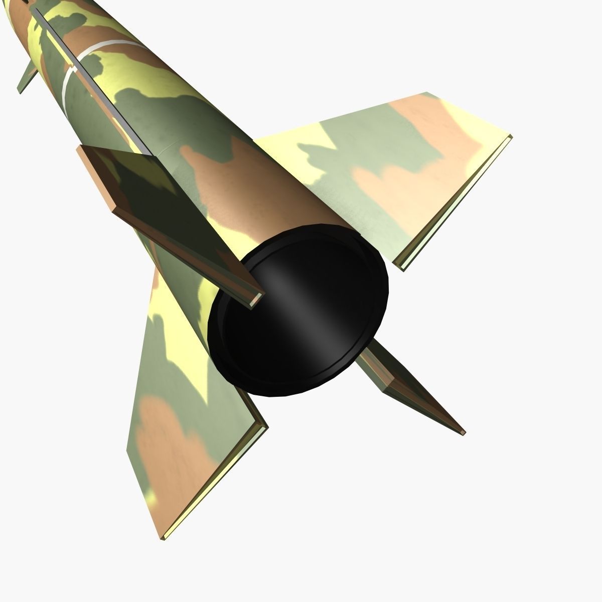 CSS-7 Ballitic Missile Low-poly 3D model_5