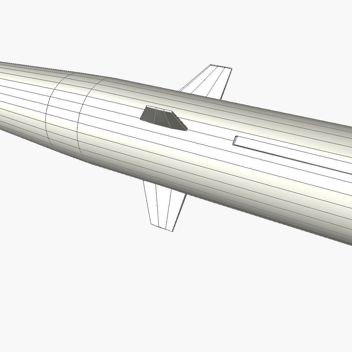CSS-7 Ballitic Missile Low-poly 3D model_7