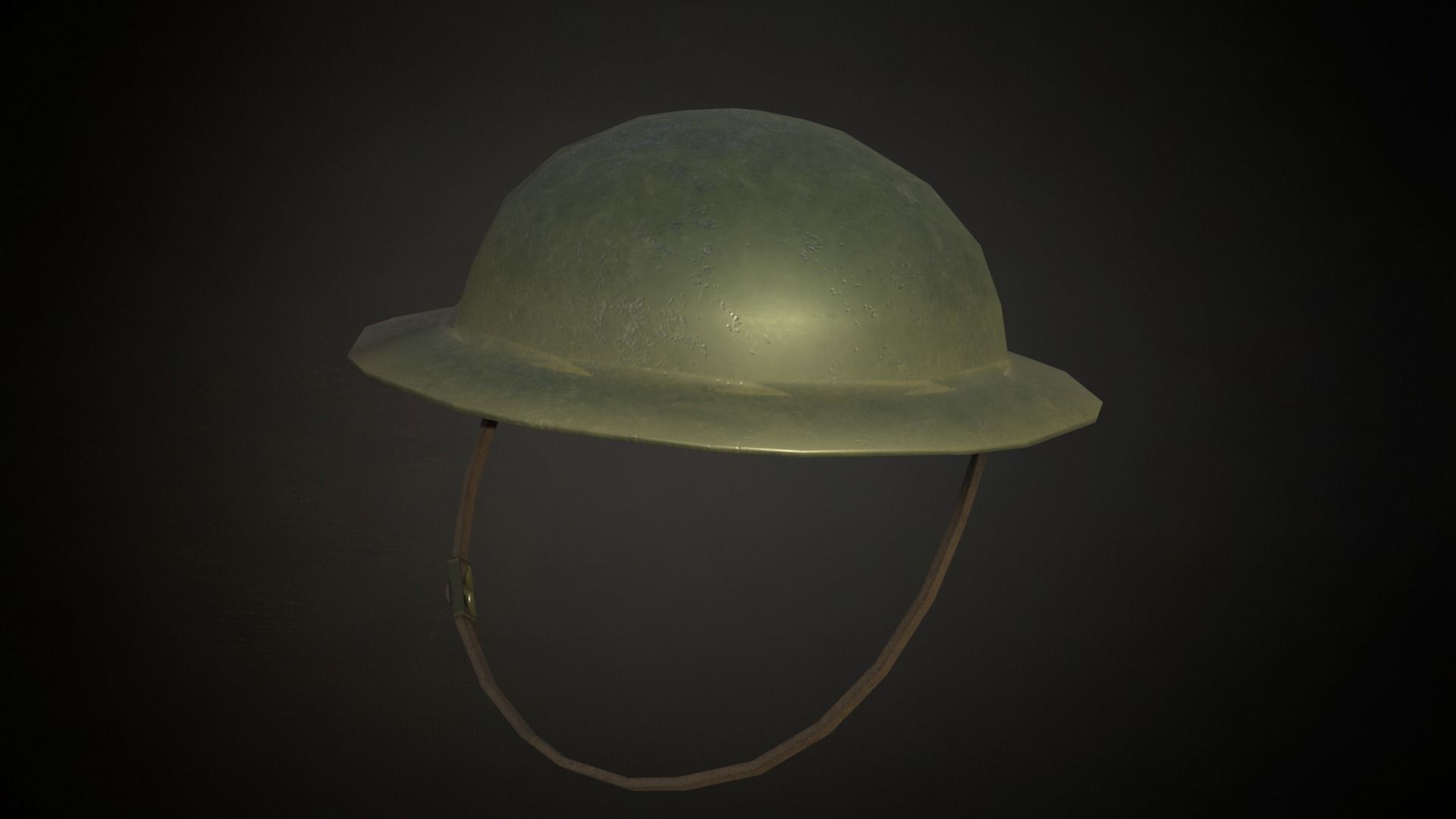 5 British ww2 military helmets works on roblox characters too Low-poly 3D model_5