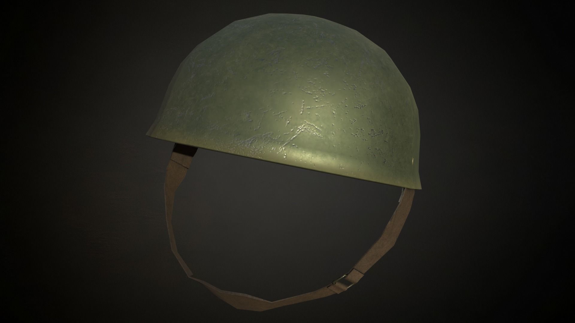 5 British ww2 military helmets works on roblox characters too Low-poly 3D model_4
