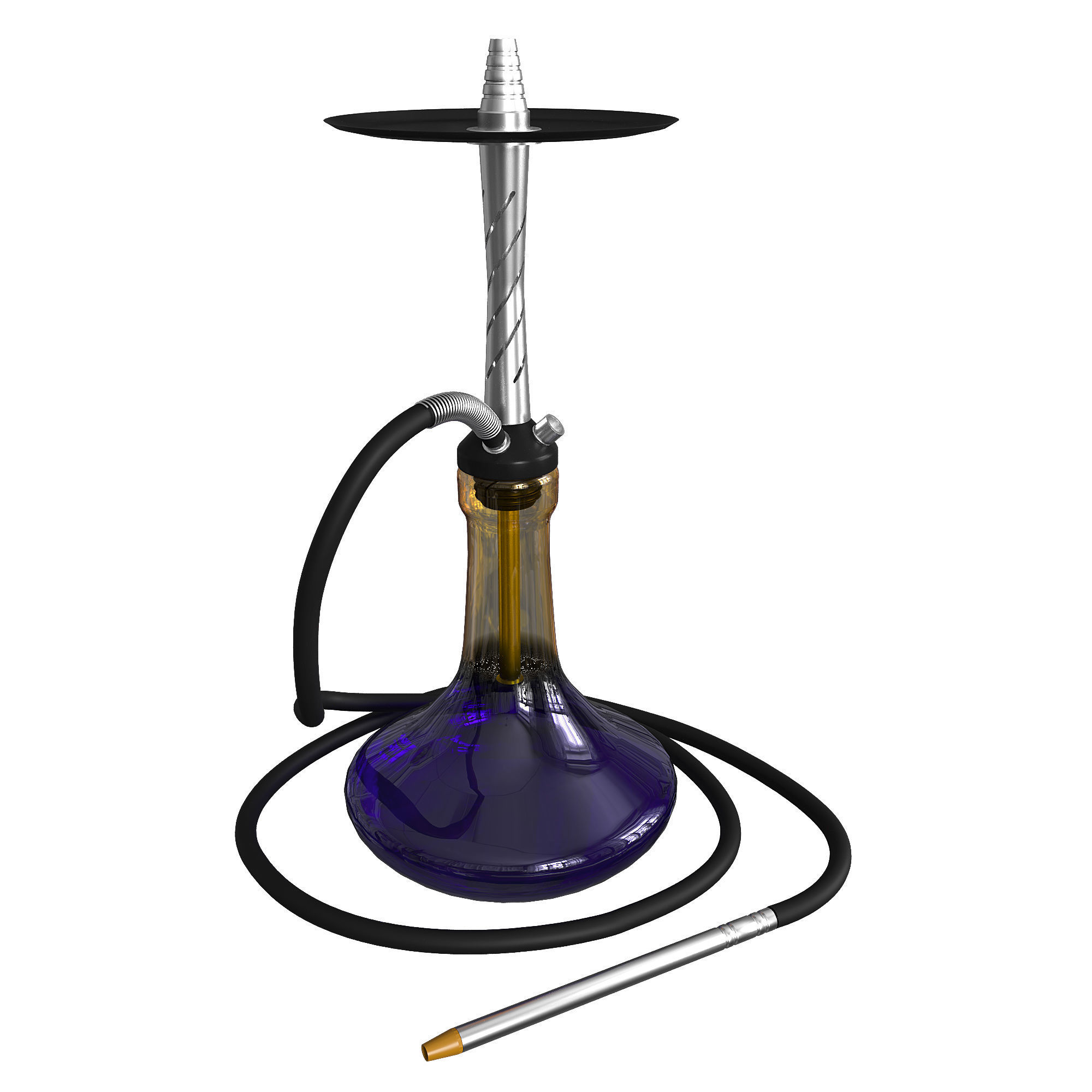 Hookah 3d model 3D model_1