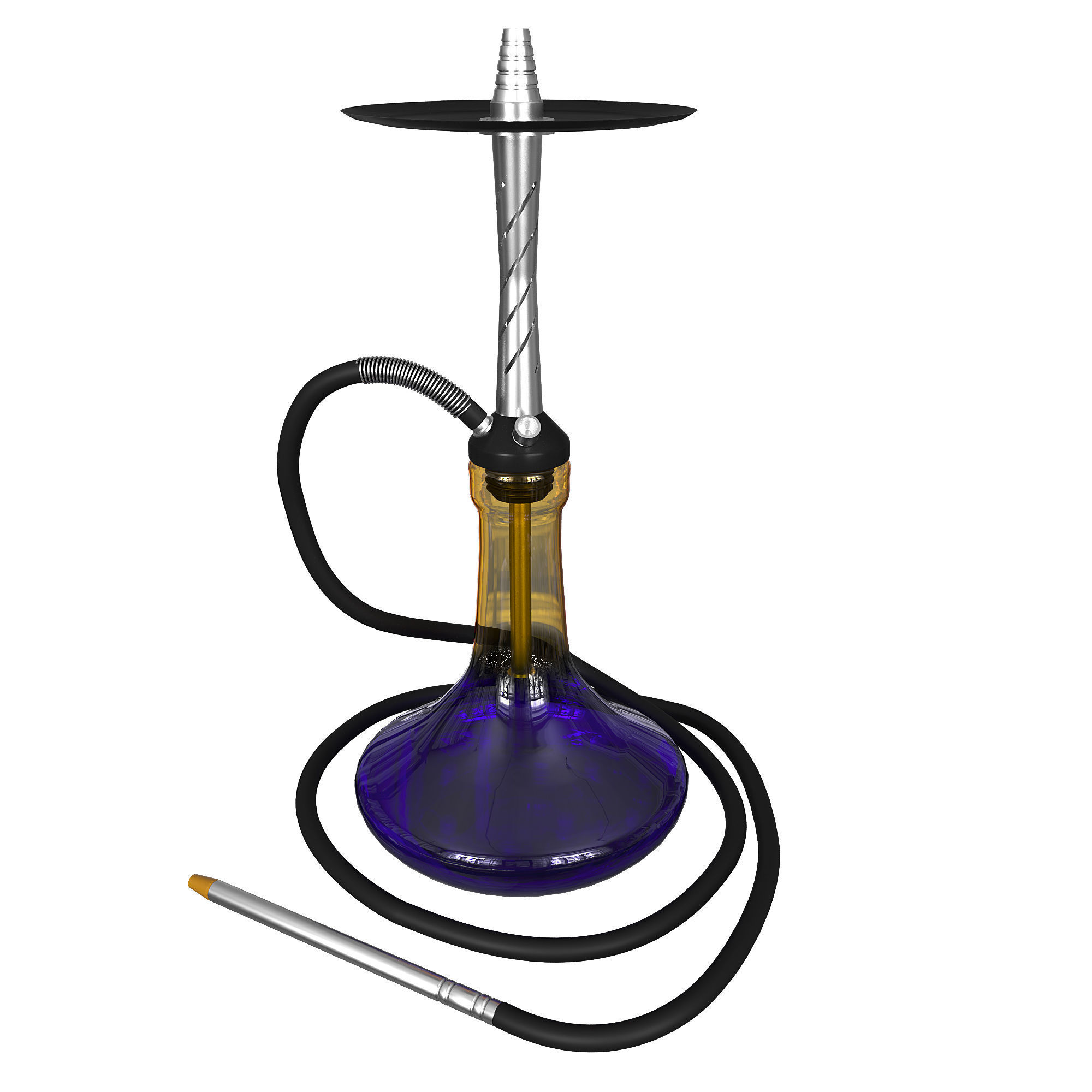 Hookah 3d model 3D model_2
