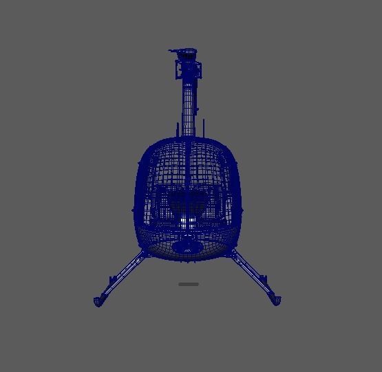 Helicopter Robinson 3D model_18