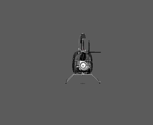 Helicopter Robinson 3D model_14