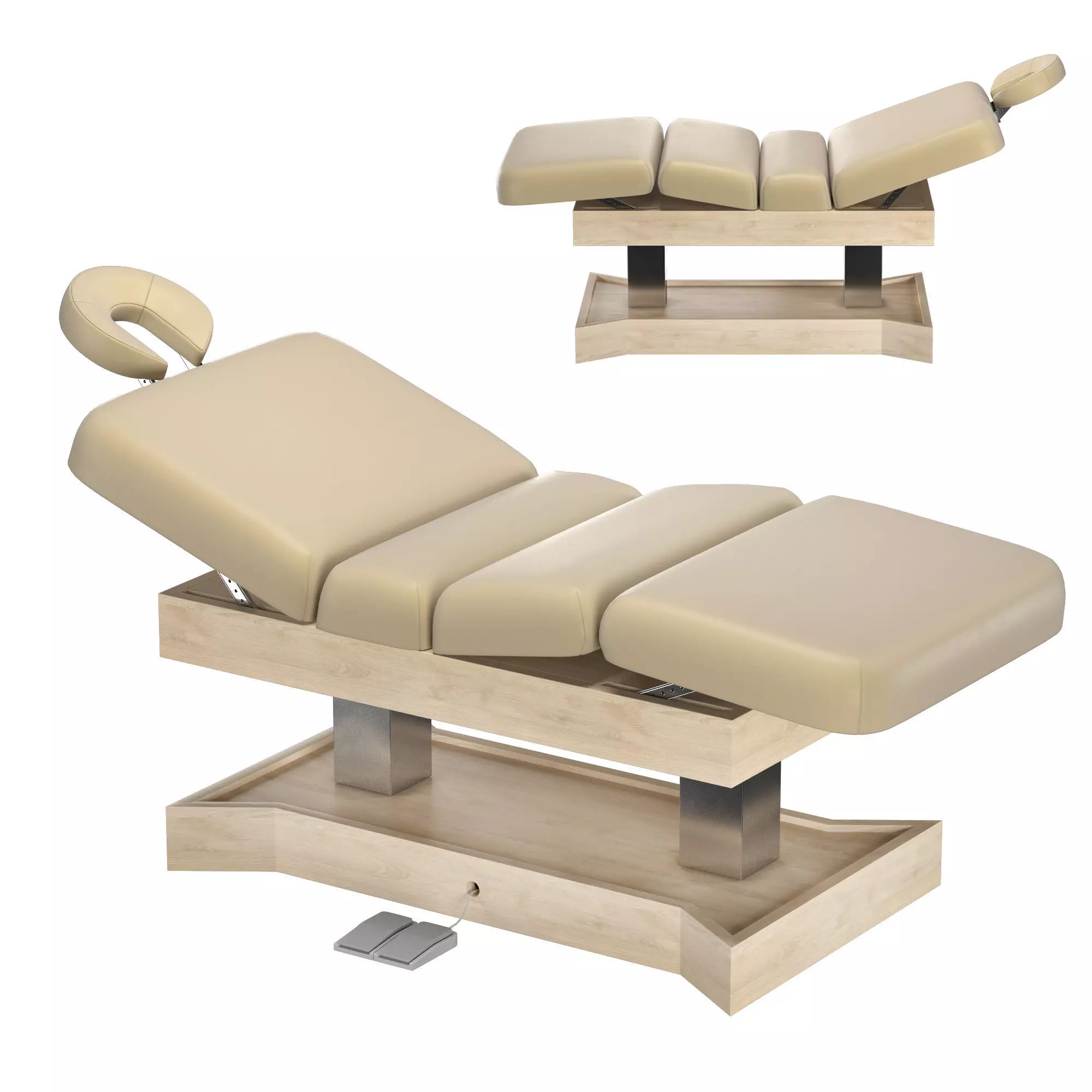 ISA Electric Spa Massage Table 3D model