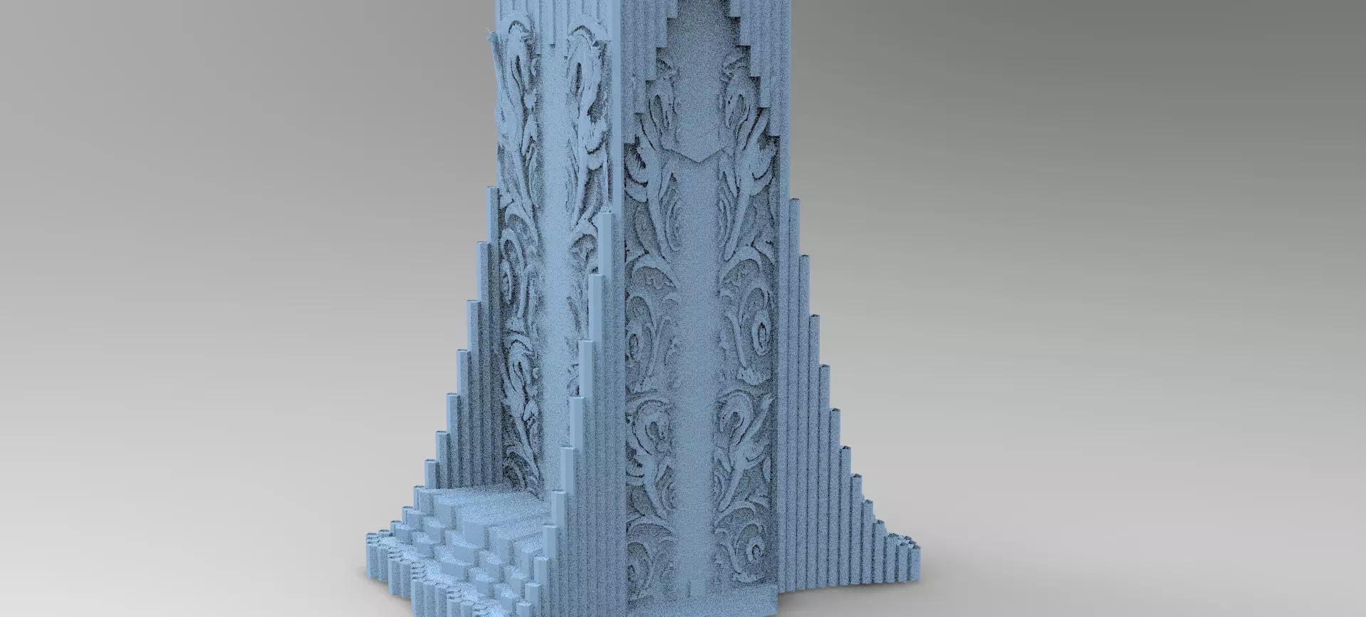 Norse Gods Tower 1 3D model_0
