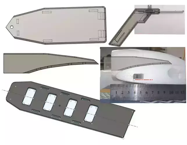 For X-UAV Clouds 1880mm Wingspan 3D print model