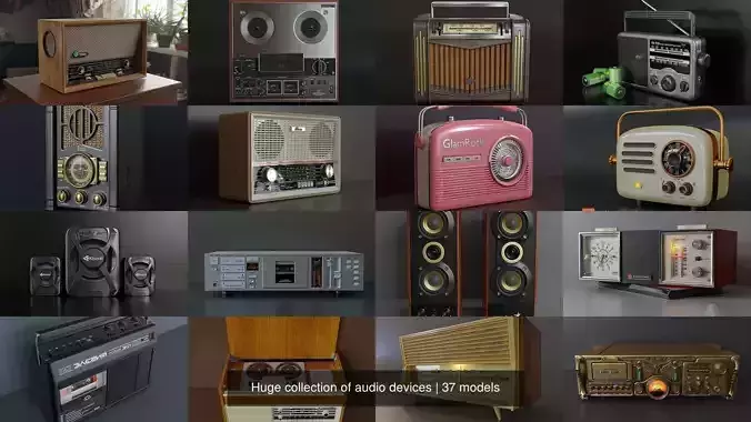 Huge collection of audio devices 