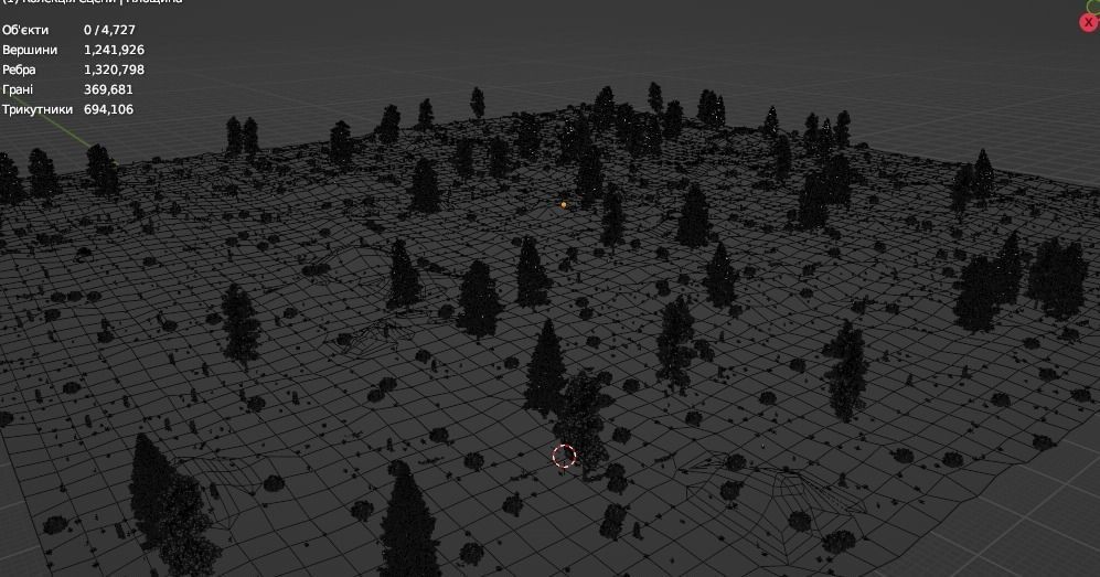 Summer forest 3D model_8