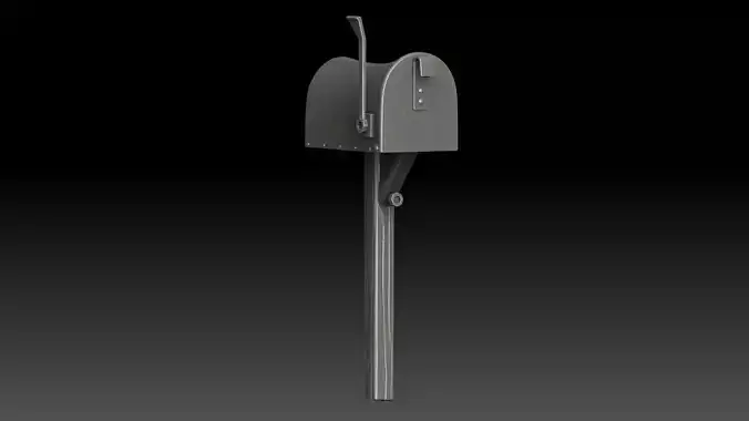 stylized mailbox