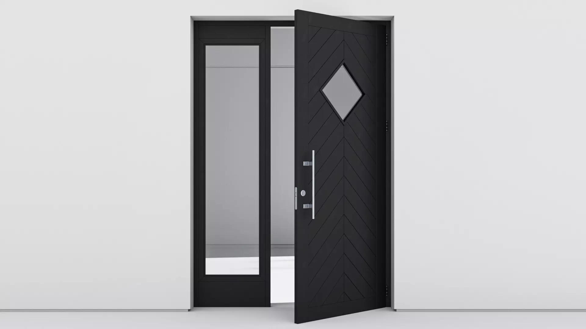 Aluminium door 136 3D model_0