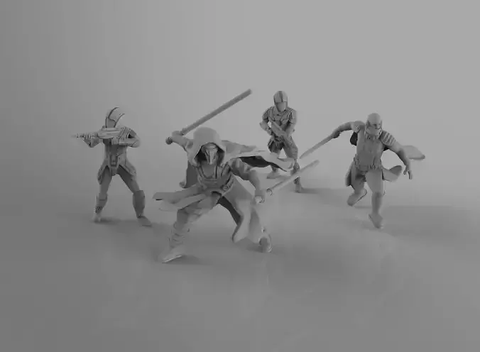 Darth Revan and Malak Shatterpoint Squad