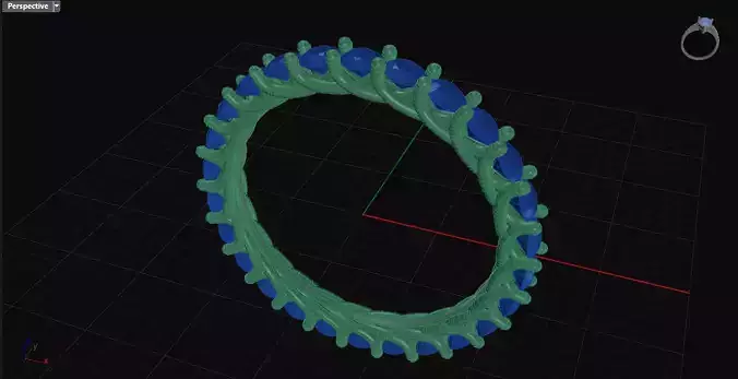 round Eternity wedding Ring