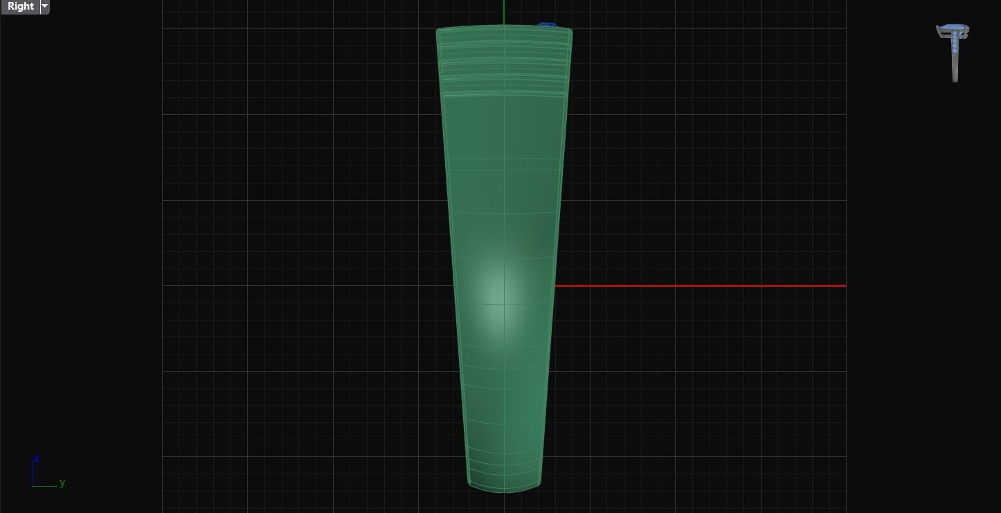 Retro Gents Ring 3D print model_7