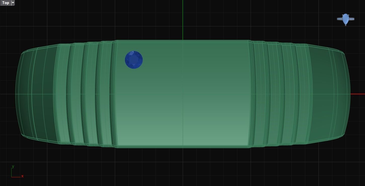 Retro Gents Ring 3D print model_3