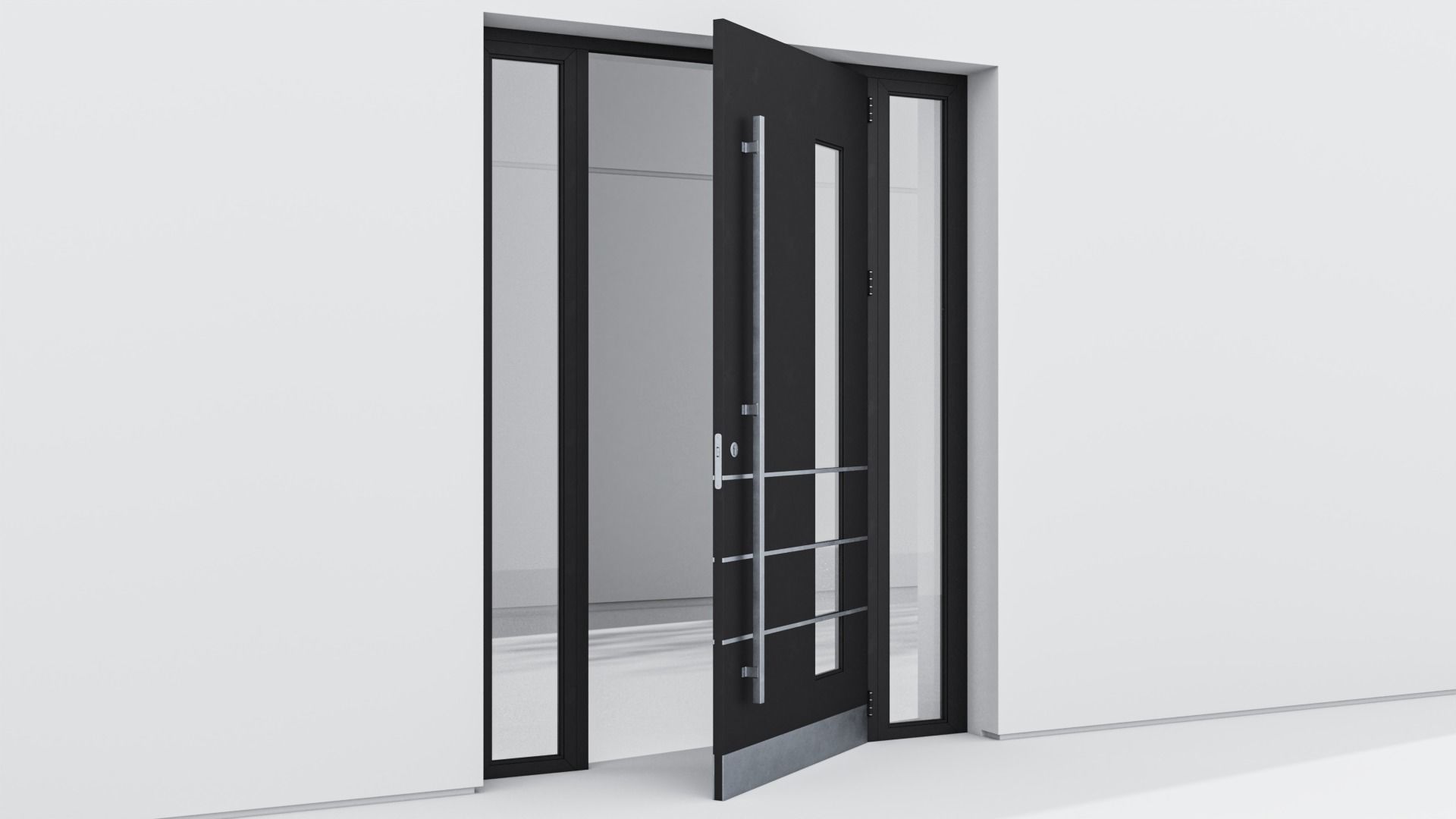 Aluminium door 138 3D model_3