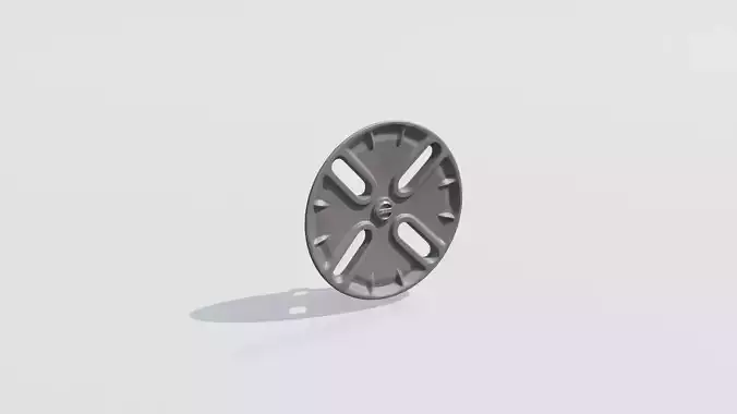 Nissan Cube Hub Cap low poly