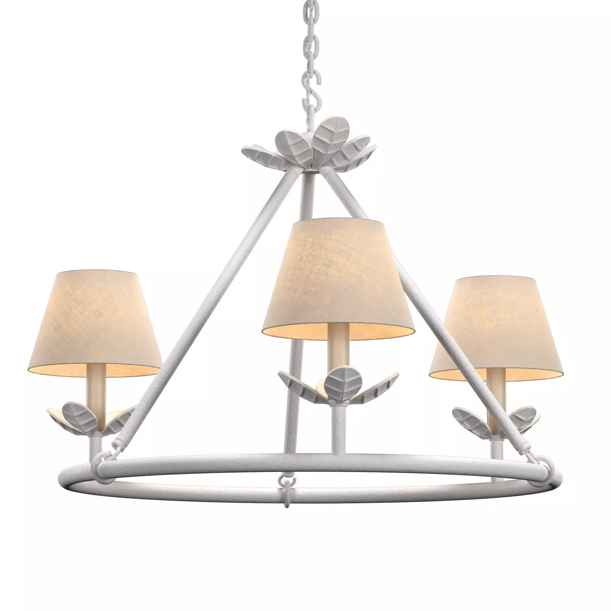 Montferrat Leaf Chandelier 3D model
