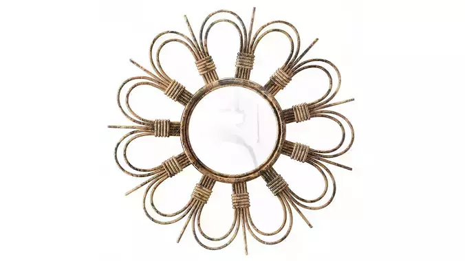 Esger Daisy Petal Accent Mirror